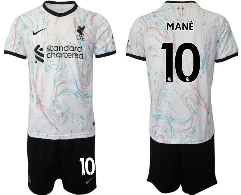 Men 2022-2023 Club Liverpool away white 10 Soccer Jersey